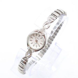 Vintage Collezio Watch Womens Silver Tone Stainless Steel Quartz Japan Movt